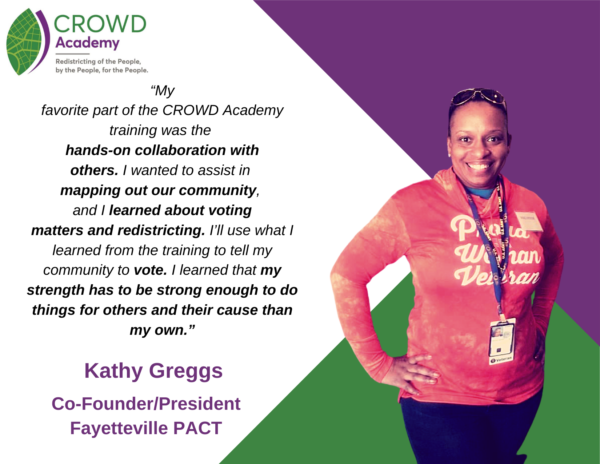 Testimonial from Kathy Greggs, NC CROWD Academy