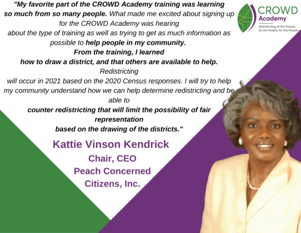 Testimonial from Kattie Vinson Kendrick, GA CROWD Academy