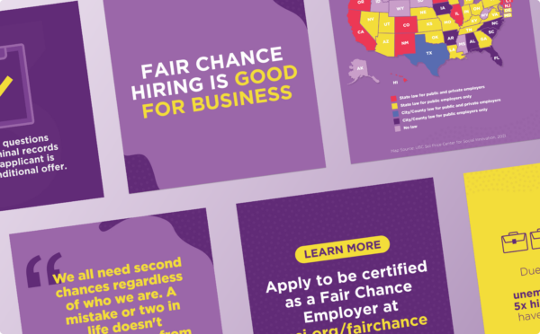 Fair Chance Business Infographic Social Media Posts