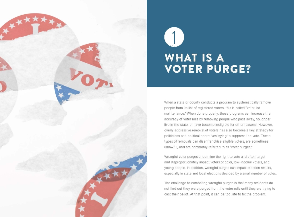 Combating Wrongful Voter Purges Scsj