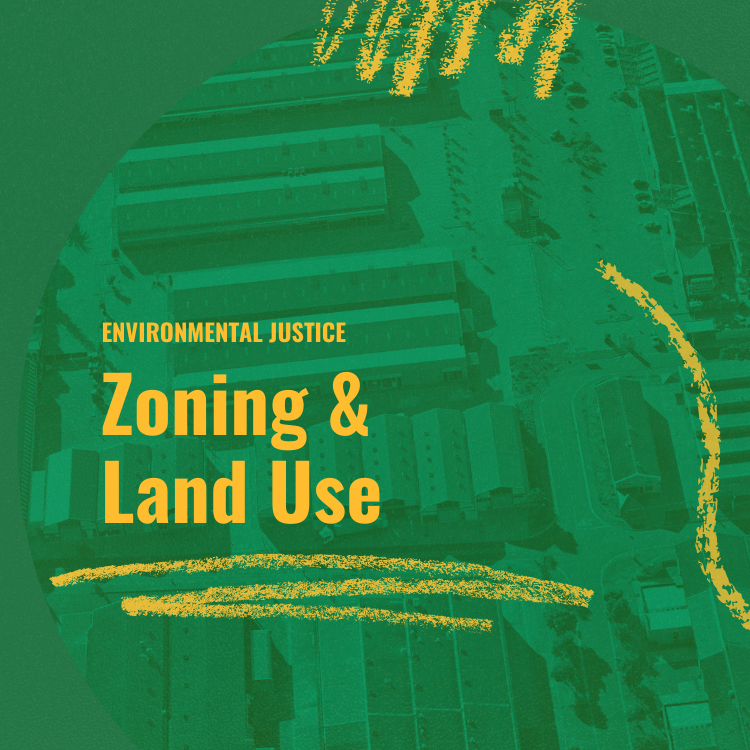 Zoning & Land Use cover with industrial farming and land in background