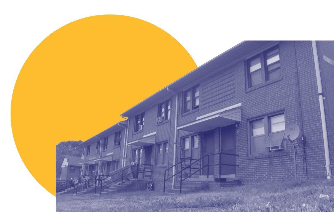 affordable housing in durham, small brick townhomes