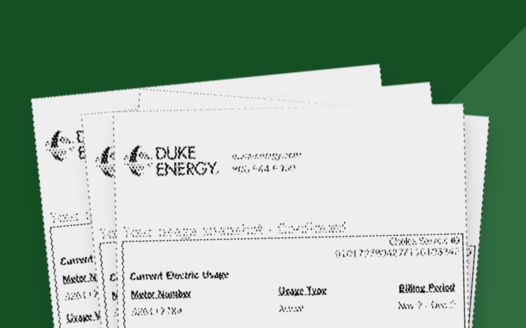 Duke Energy’s Proposed Rate Increase Would Burden NC Communities Amid Data Center Boom duke energy bills stacked on top of one another
