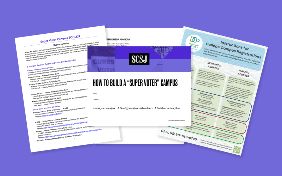 How to Build a Super Voter Campus Super Voter campus toolkit resources